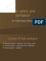 Food Safety and Sanitation