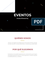 Brochure Eventos Ficha Digital