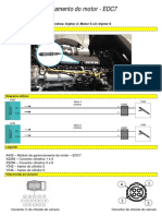 Gerenciamento do motor EDC7 - Injetor 2 ou 6 sem sinal