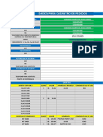 Formulario de Cadastro de Pedido Padrao