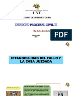 La cosa juzgada: fundamento, principios y alcance de la irrevocabilidad de las sentencias