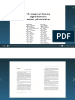 Etchegoyen, H., Kargieman, A., Del Pie de Rodriguez Saenz, N.  et al  (2005). El concepto de trauma según diferentes autores psicoanalíticos. Psicoanálisis APdeBA 27(12), pp. 181-259