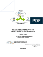 Desalinated Water Supply For Spence Growth Options Project: Painting Report