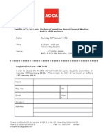 Agm 2011 - Registration