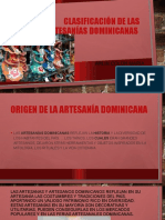 Clasificación de Las Artesanías Dominicanas