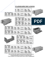 Container Dimensions