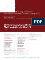 IBISWorld Tattoo Artists in The US 2019