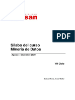 Silabo Minería de Datos 2020-2