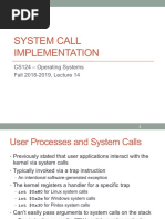 Good Slides To Understand System Call