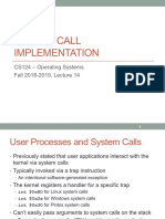 Good Slides To Understand System Call