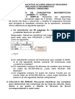 Taller Regla de 3 Simple y Cálculo de Áreas