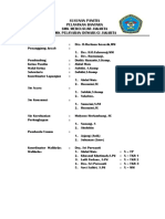 Susunan Panitia Pelantikan Bantara