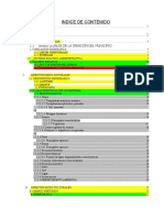 Indice de contenido - Plani 1