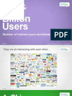 Number of Internet Users Worldwide and Growth of Social Media