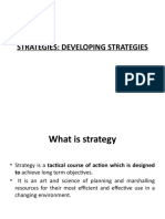 Strategies of Management