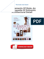 The Elements of Style An Encyclopedia of Domestic Architectural Detail PDF