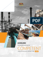 Guidelines For Registration of Competent Firms (PETROLEUM) PDF