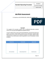 10 - Procedure For Job Risk Assessment (JRA)