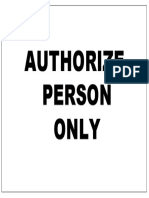 Authorize Person Only