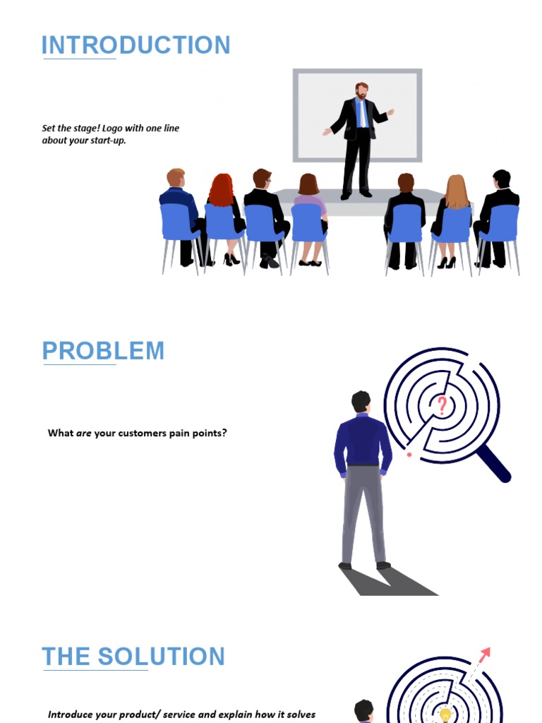 Startup Pitch Deck Outline Guide | PDF