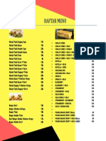 (Landscape) Daftar Menu Kebab