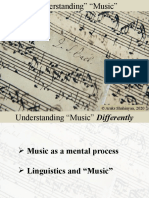 Lecture 3. Understanding Music