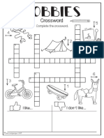 Hobby Crossword