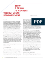 Development of Is:456 Shear Design Provisions-I: Members Without Shear Reinforcement