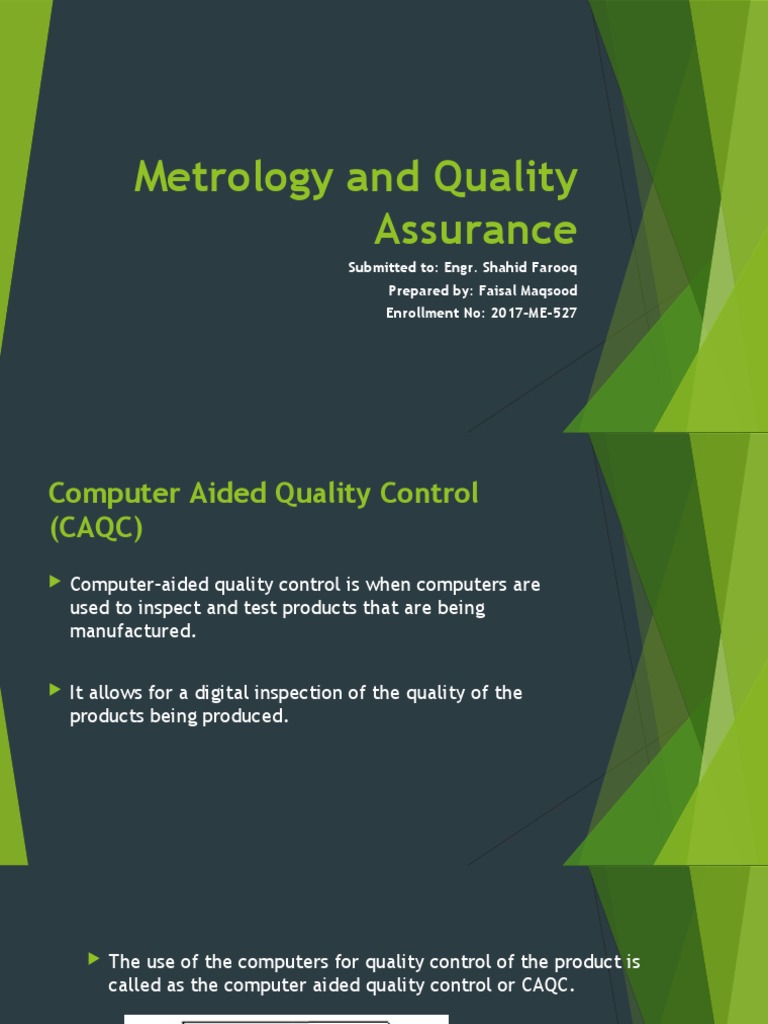 Computer Aided Quality Control Guide | PDF | Systems Science ...