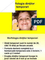 Morfologia Dintilor Temporari T