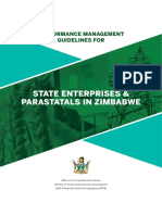 Performance Management Guidelines For State Enterprises and Parastatals