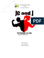 JC AND J FITNESS CLUB: STAY FIT, RULE THE PLANET