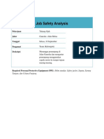 Job Safety Analysis PDF