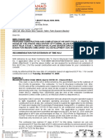 SDP - BBR1 - 14B2 - 008R - Recomendation For Extension of Time No PDF