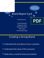 Brand Report Card: Brand Calling Brand Analysis