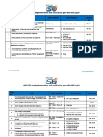 Qhse 100-Day Implementation and Certification Plan With Myeasyiso Task No. Task Main Module Sub-Modules Timelin Es