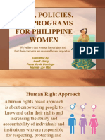 Laws and Policies Protecting Philippine Women's Rights