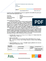 Ecology Course Handout for BITS Pilani Provides Overview and Learning Objectives