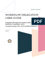 Workflow Delegation User Guide