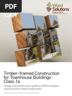 Timber-Framed Construction For Townhouse Buildings Class 1a