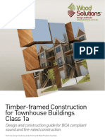 Timber-Framed Construction For Townhouse Buildings Class 1a