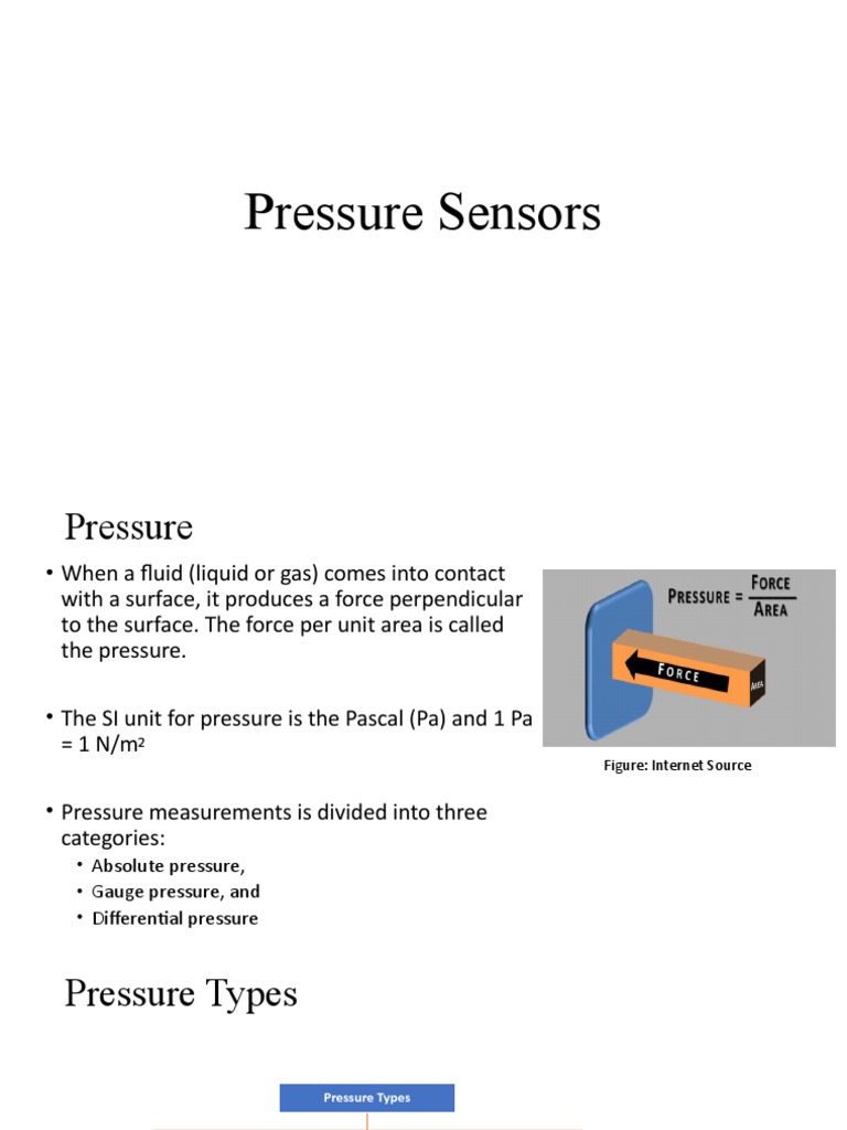Types and Applications of Pressure Sensors | PDF | Pressure Measurement ...