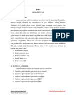 Makalah Sia Evolusi Model Sistem Informasi PDF