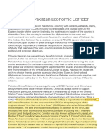 The China-Pakistan Economic Corridor - (Essay Example), 2687 Words GradesFixer