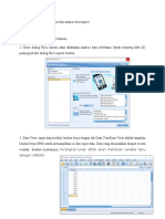 Tutorial Memasukan Data Spss Dan Analisis Descriptive