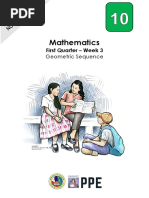 Mathematics: First Quarter - Week 3