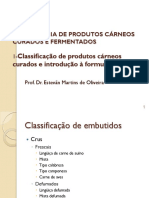 TECNOLOGIA DE PRODUTOS CÁRNEOS CURADOS E FERMENTADOS 3-Classificação de produtos cárneos curados e introdução à formulações.pdf