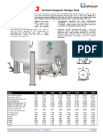 Vertical Cryogenic Storage Tank