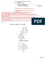 MSBTE Engineering Drawing Model Answer