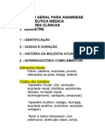 Roteiros Anamnese Caracteres Propedeuticos Dos Principais Sintomas